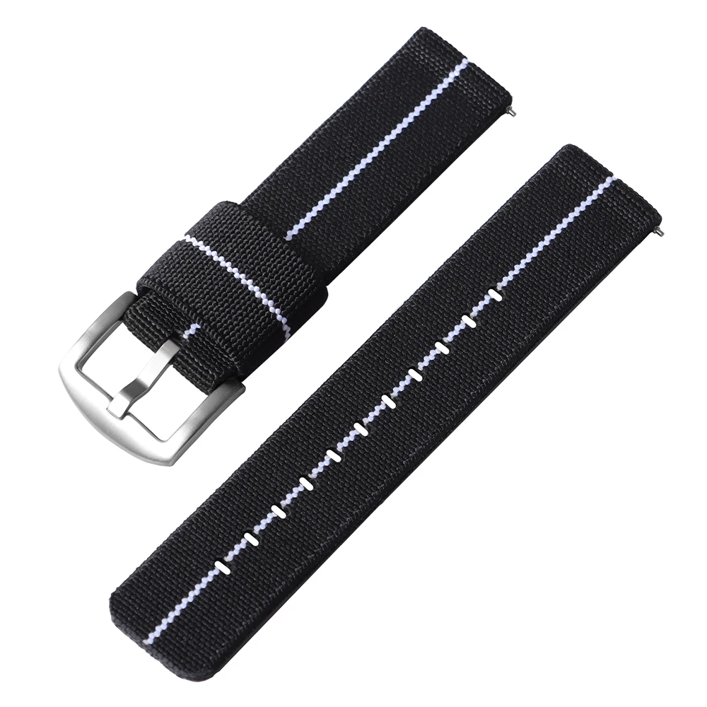 Nylon Braided Sport Watch Strap with Quick Release