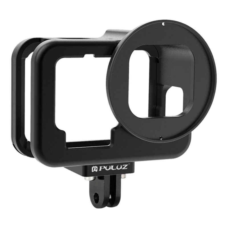 

PULUZ Case for GoPro HERO9 Black Housing Shell CNC Aluminum Alloy Protective Cage with Insurance Frame & 52mm UV Lens