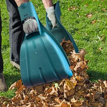 2025 Rastrelli a mano portatili per foglie raccolgono foglie raccogliere rifiuti raccogliere foglie palette raccoglitore di foglie per la pulizia del giardino 1