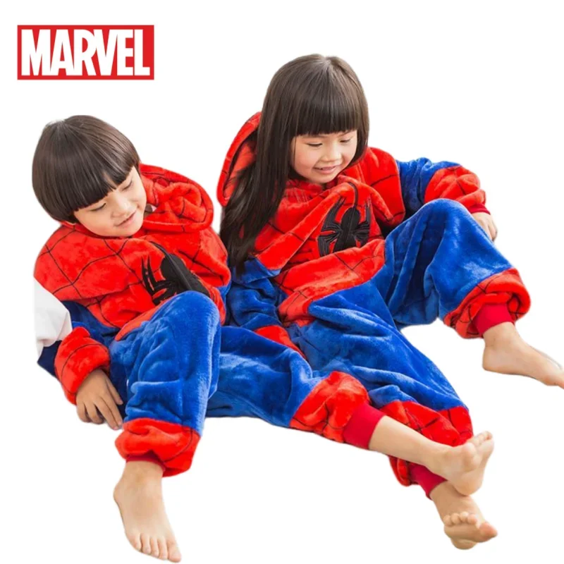Marvel Pigiama Pigiami Interi Bimbi Costume Carnevale Spidey