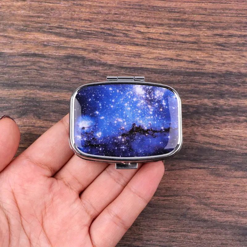 Van Gogh Art Mini Pill Box 2-Compartment Medicine Pill Organizer Household Portable Medicine Storage Box Travel Jwelery Gift - Image 29