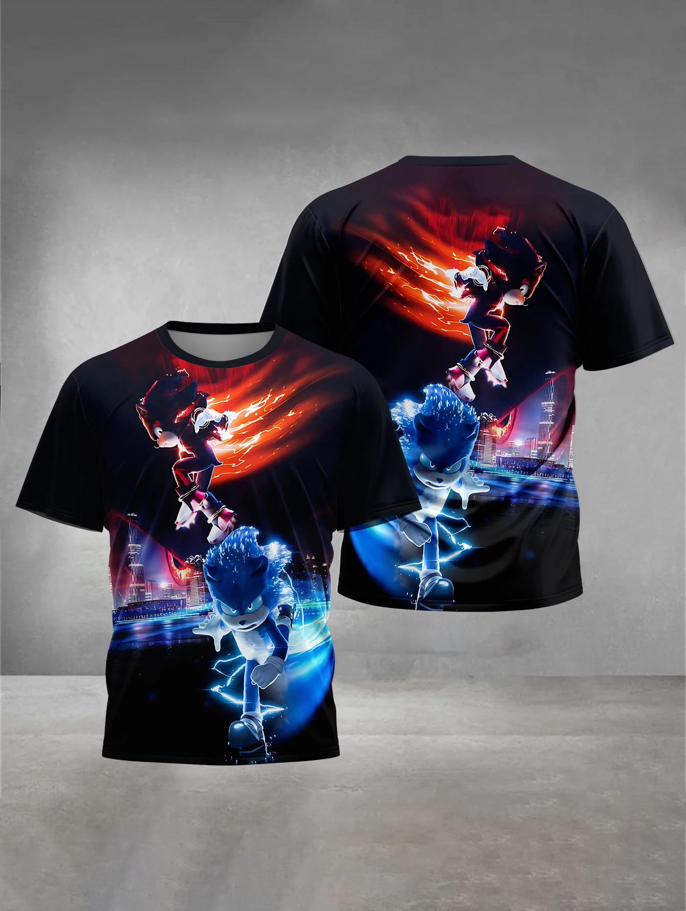 Movie S-Sonics the H-Hedgehog-s 3D Print Baby Clothing Outdoor Clothes for Children Boy Girl Child T-Shirt Top Shirts 3