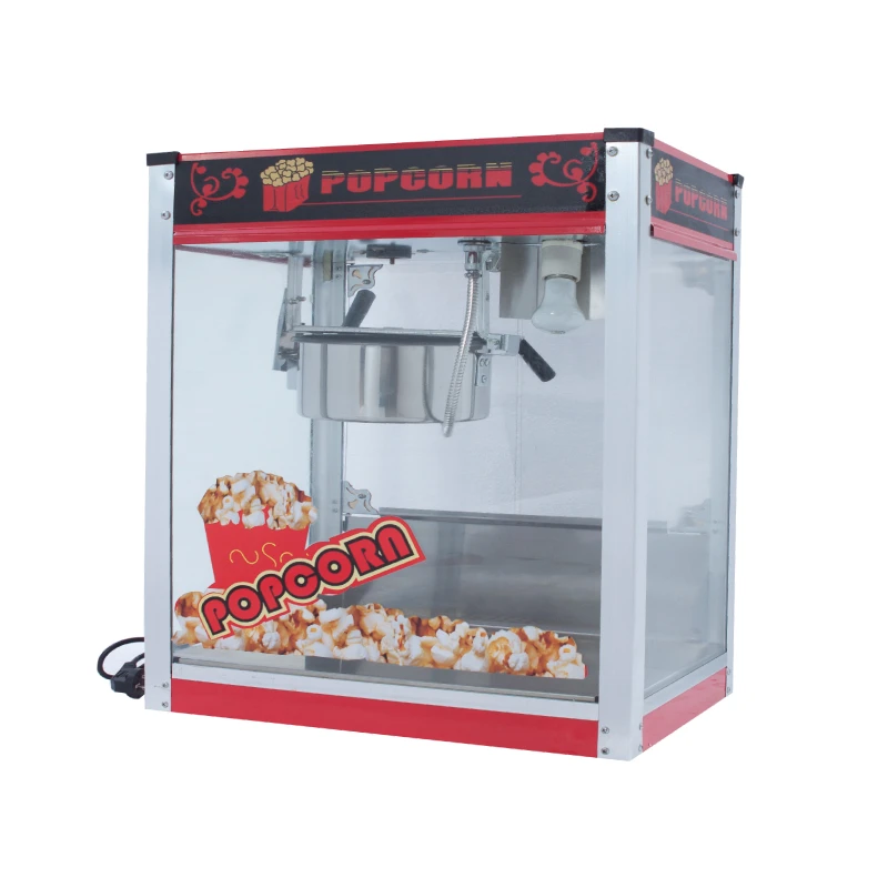 Hot Sale 8Oz Automatic High Quality Commercial Popcorn Machine Popcorn Making Machines Makers