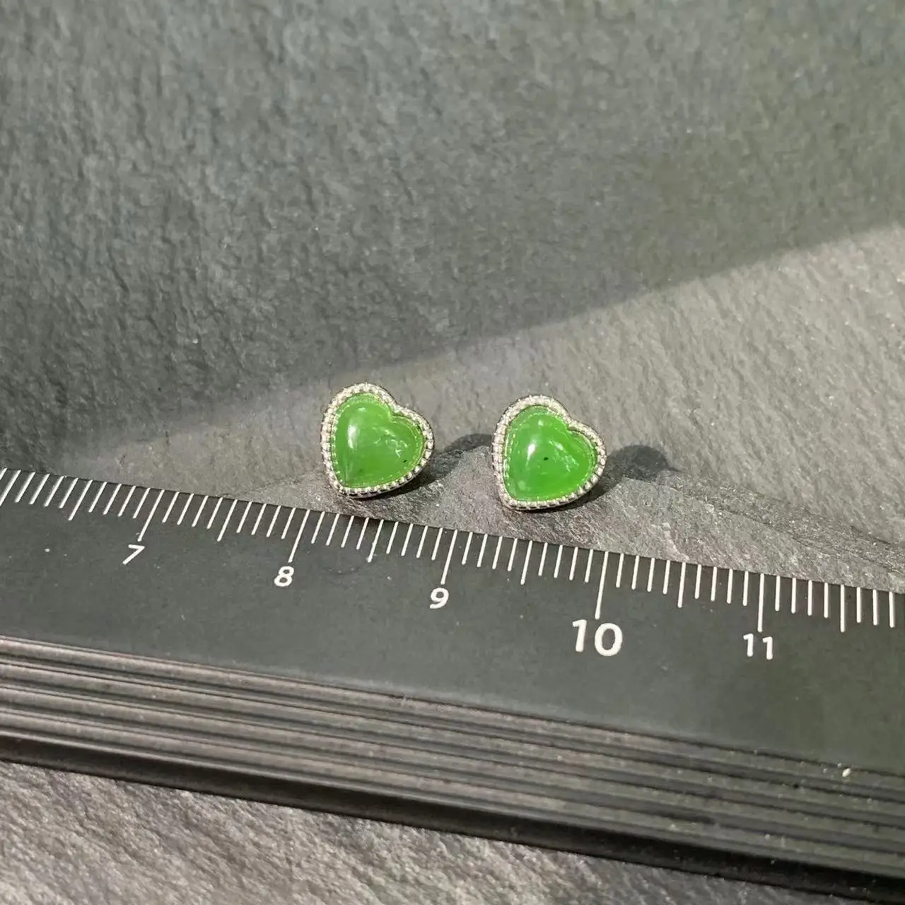 Natural Green Jade 925 Sterling Silver Stud Earrings for women Jewelry Gift Prevent allergy gem jewelry Genuine stone