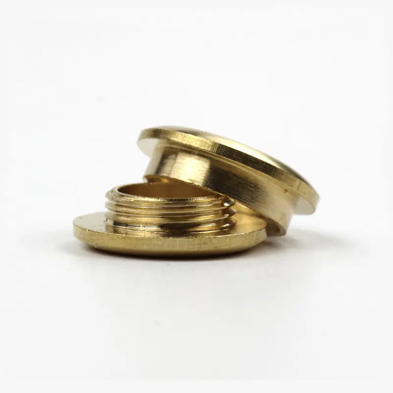 Screw Back Eyelets 2pcs Solid Brass Screw Back Eyelets with Washer for Leather Craft