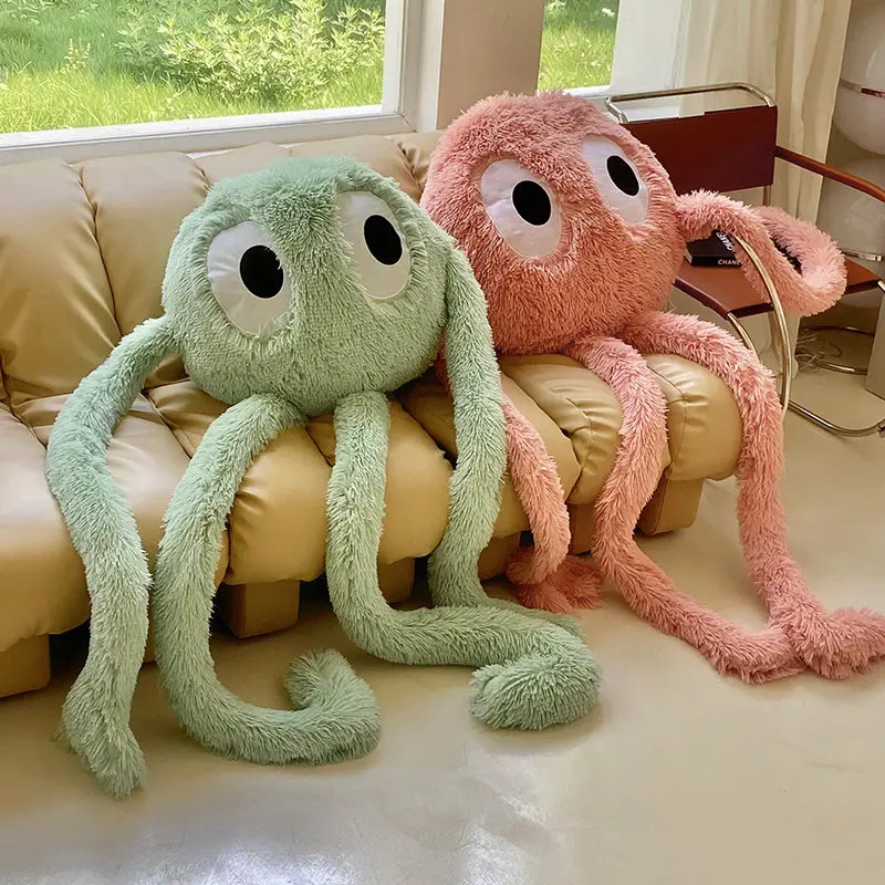 175cm Giant Swag Ferry Plush Green Octopus Toy Anime Pink Alien Long Legs Arms Monster Plushies Soft Toys for kids Gifts