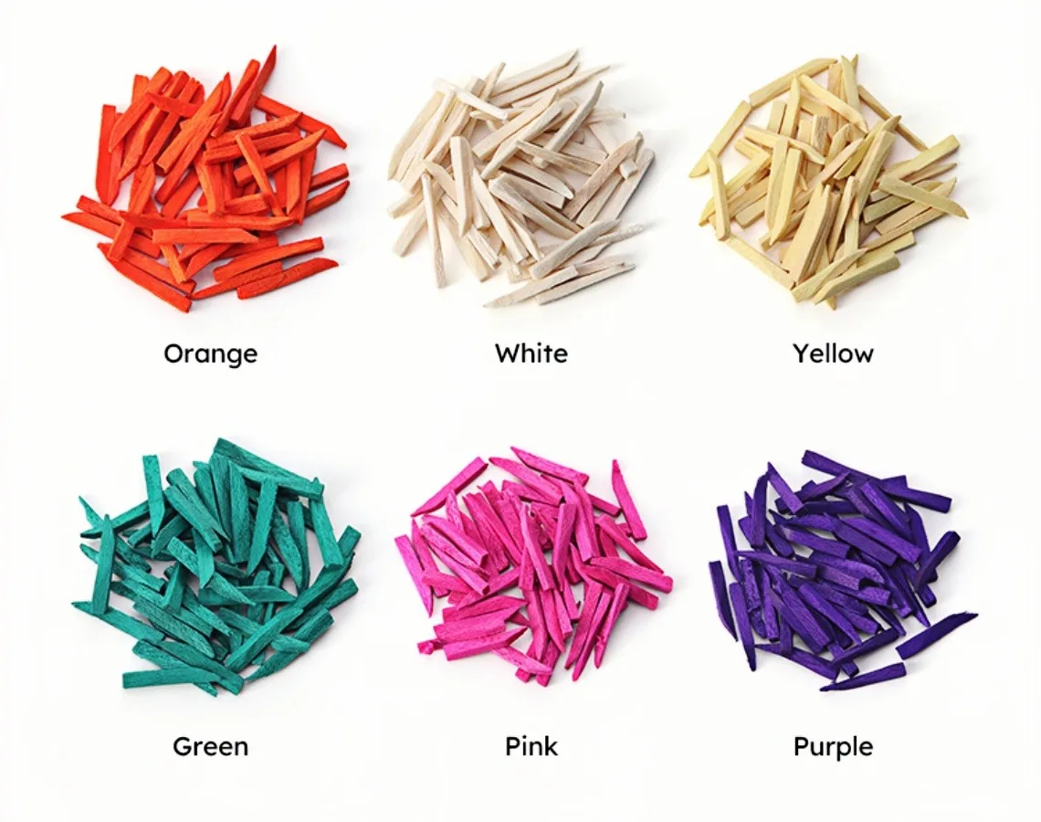 300 Piezas/Juego de Cuñas Dentales Desechables de Madera Contorneadas para Restauración Interdental, Materiales de Odont