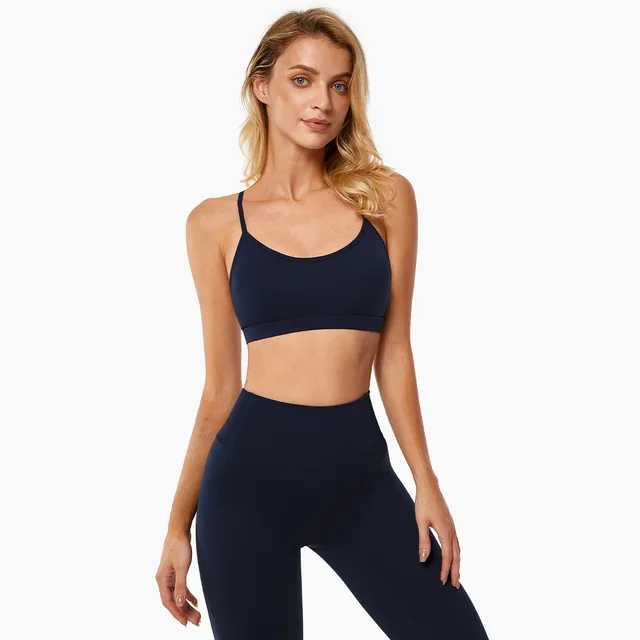 New Women Fitness Yoga Back Sports Bras Women Bra Sexy Breathable Underwear For Women Gym Push up Sports Underwear 2