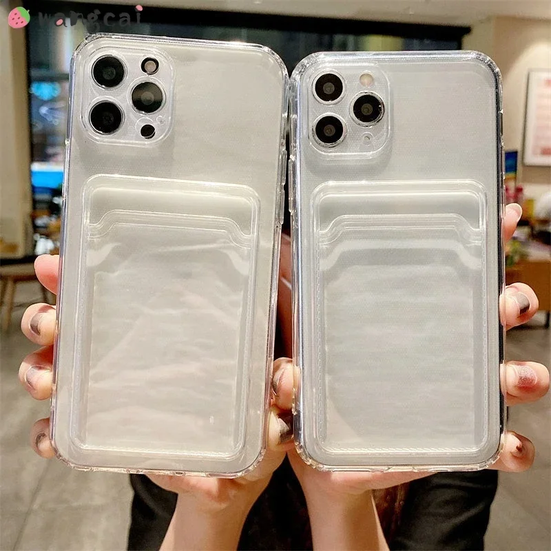 삼성 갤럭시 S23 S22 S21 플러스 울트라 FE S23 + S22 + S21 + M13 M62 F62 휴대폰 케이스 소프트 카드홀더 휴대폰 커버
