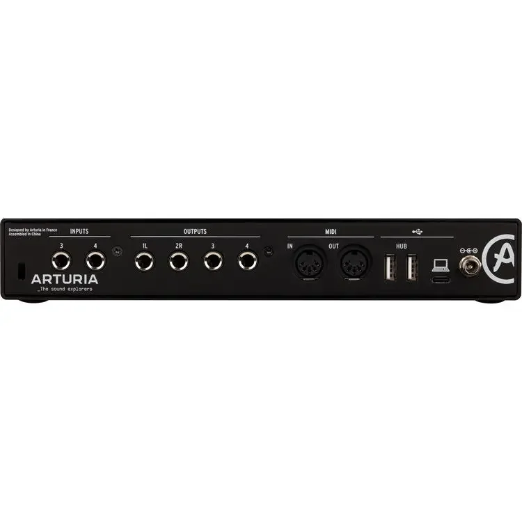 Arturia MiniFuse 4 프로듀서, 뮤지션, 팟캐스터§가수를 위한 휴대용 4x4 USB Type-C 오디오 MIDI 인터페이스.