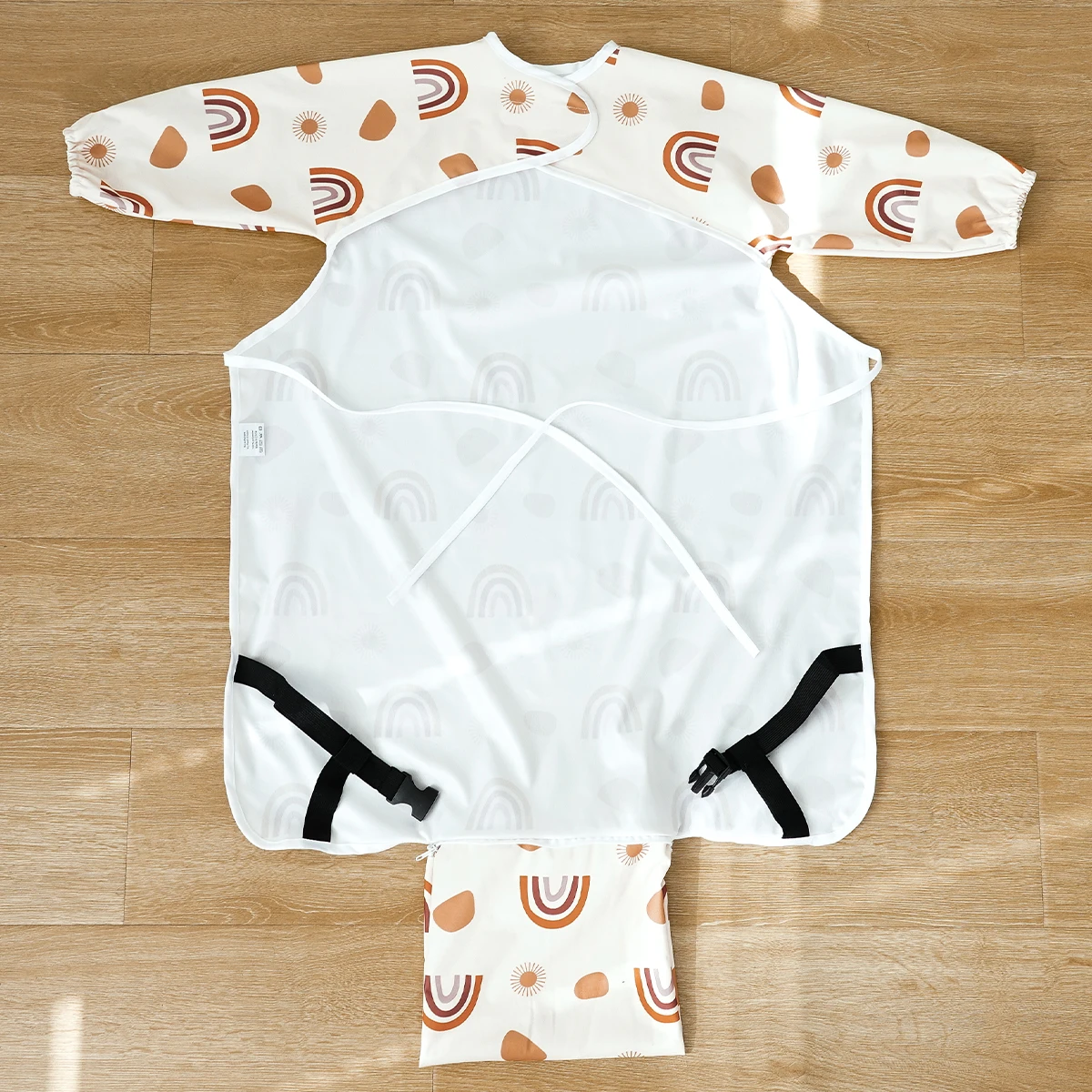 Waterproof Baby Feeding Bib, 90x92cm 3