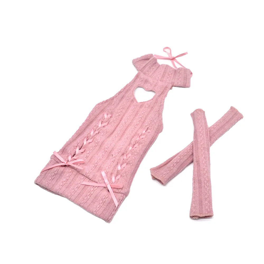 Ropa para Muñecas BJD de 43-75cm, 1/4 1/3 Big Bust y UncleDD SD DDL MSD, Vestido de Suéter Halter a la Moda para Muñecas Articuladas Esféricas