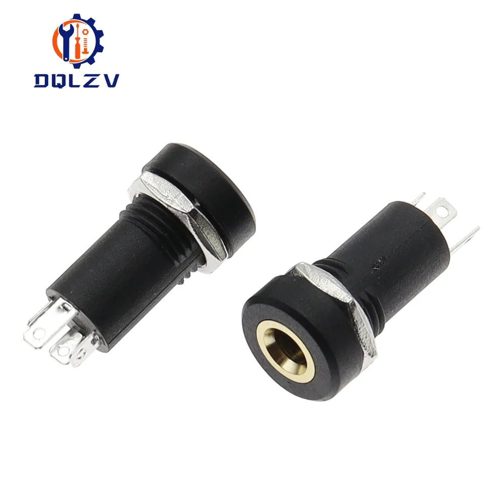 1/3/5Pcs 3.5Mm 4Pin Audio Jack Socket Stereo 4 Pole Solder Panel Mount With Nut Connector Headphone Female Socket Pj-392A Pj392A