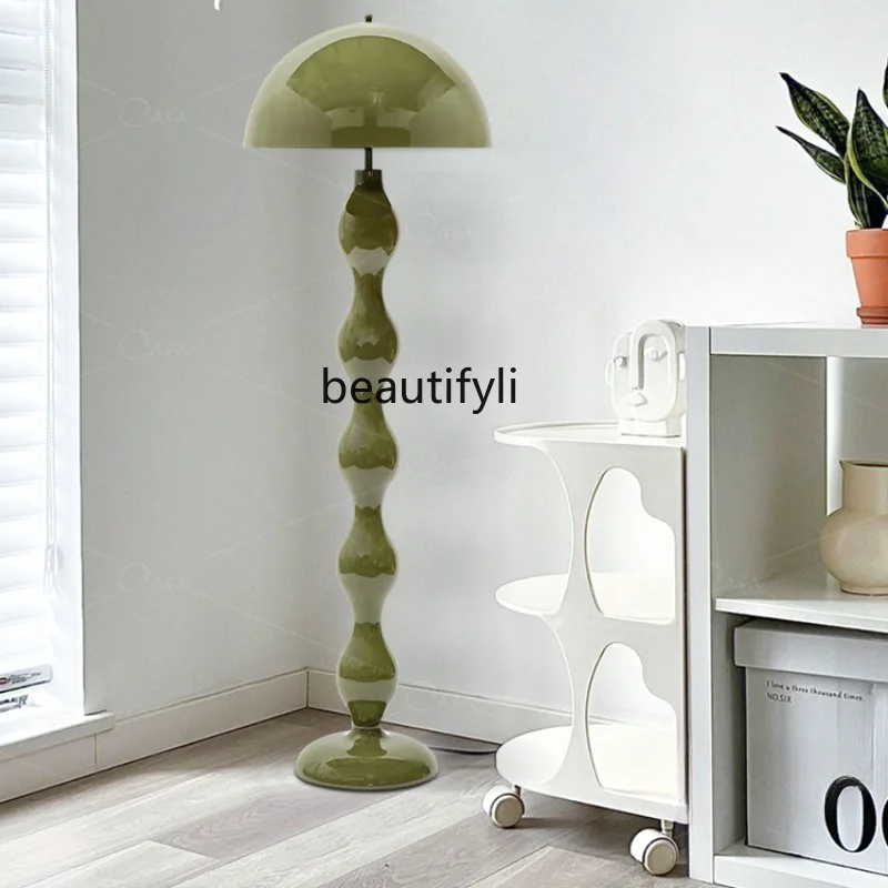 

Nordic Mid-Ancient Living Room Floor Lamp Light Luxury Designer Study Bed & Breakfast Bedroom Sofa Lamp