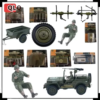 JJRC Willys Off-Road Jeep Simulazione Kit di parti di aggiornamento per auto RC con accessori per la modifica del giocattolo di controllo remoto del servo motore