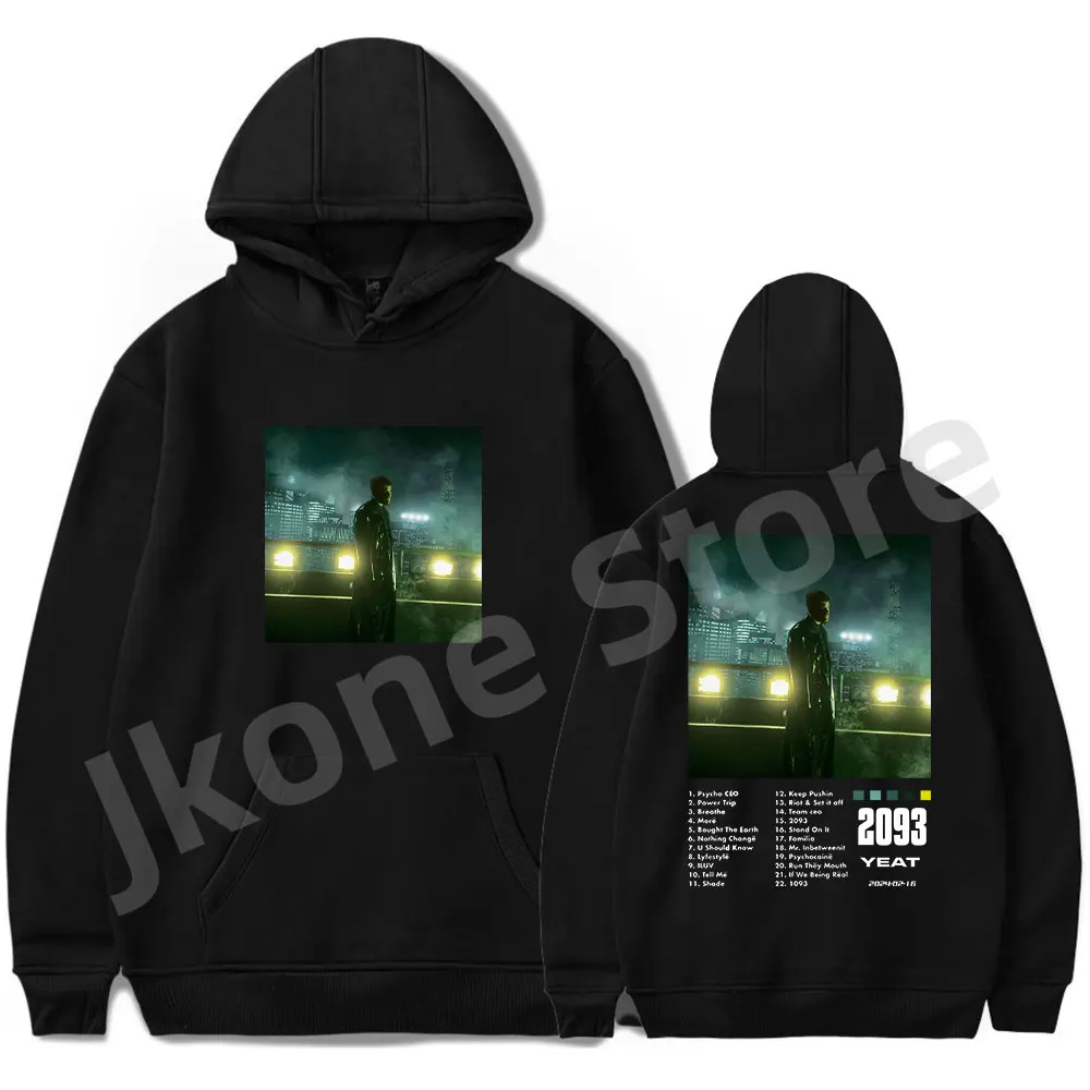 

Yeat Rapper Hoodies 2093 Album Merch Hooded Sweatshirts Women Men Fashion Casual HipHop Pullovers