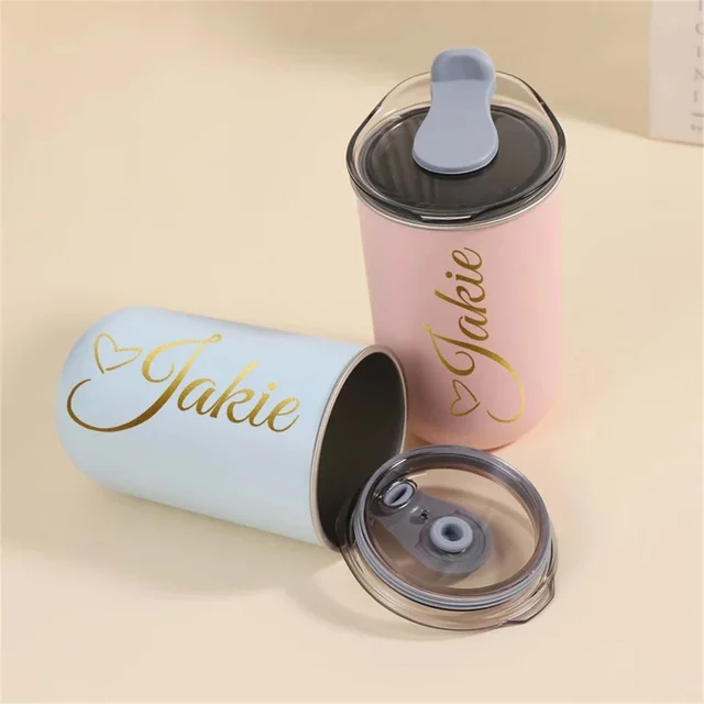 Personalized travel mug and porcelain jewelry dishes for a stylish and customizable touch