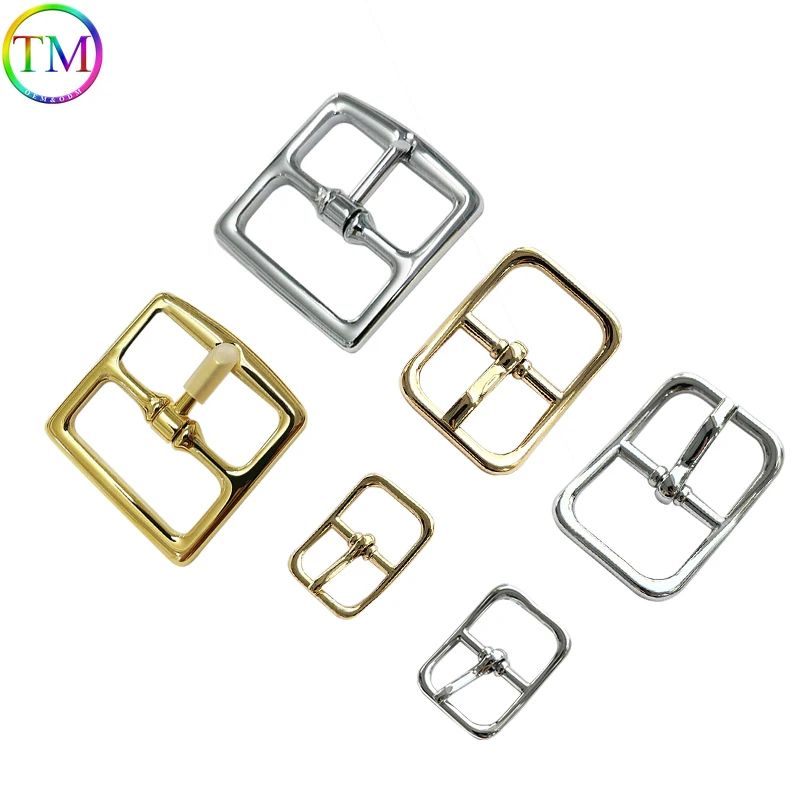 5-8PCS 12mm 19mm 36mm Metal Hardware Leather Purse Bag Strap Adjustable Shoulder Strap Alloy Pin Buckles For Diy Handbags