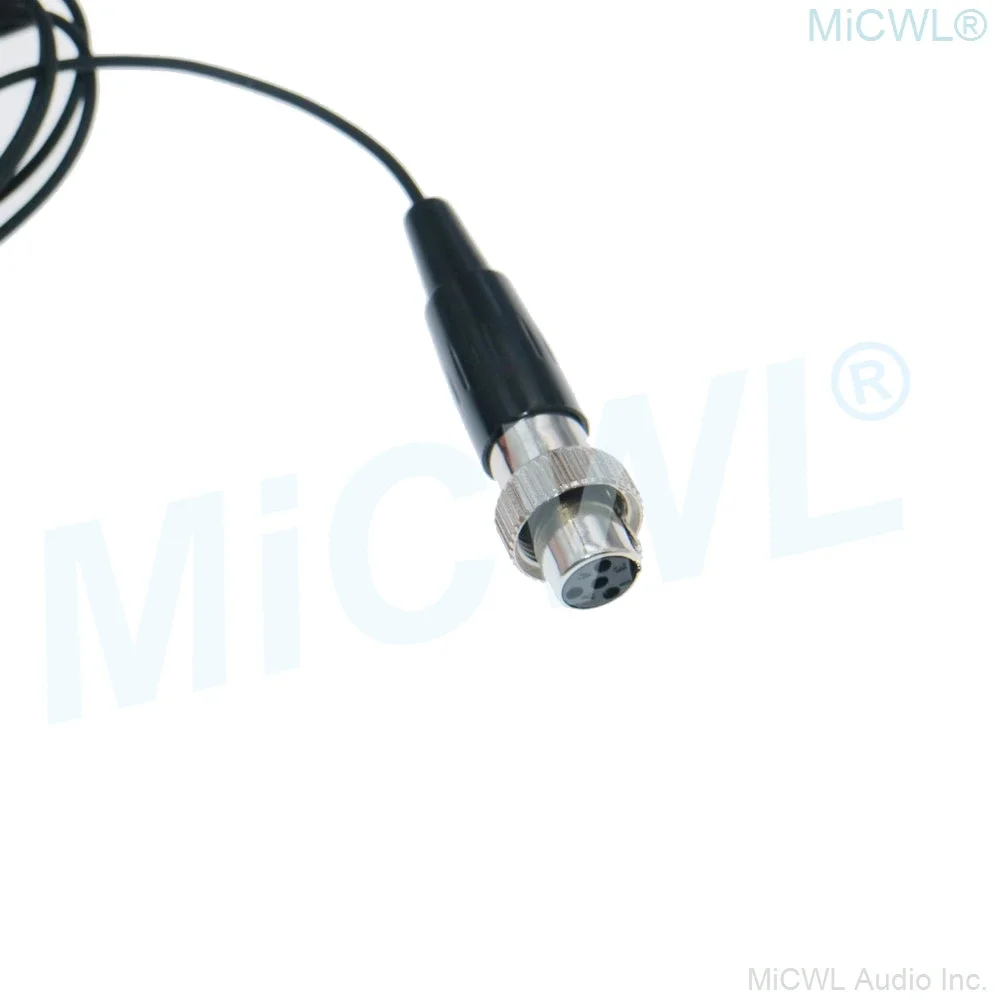 Microfono da bavero molto Mini Clip Lavalier per sistema Microfone wireless MiPro Nero Beige 2 colori - immagine 6