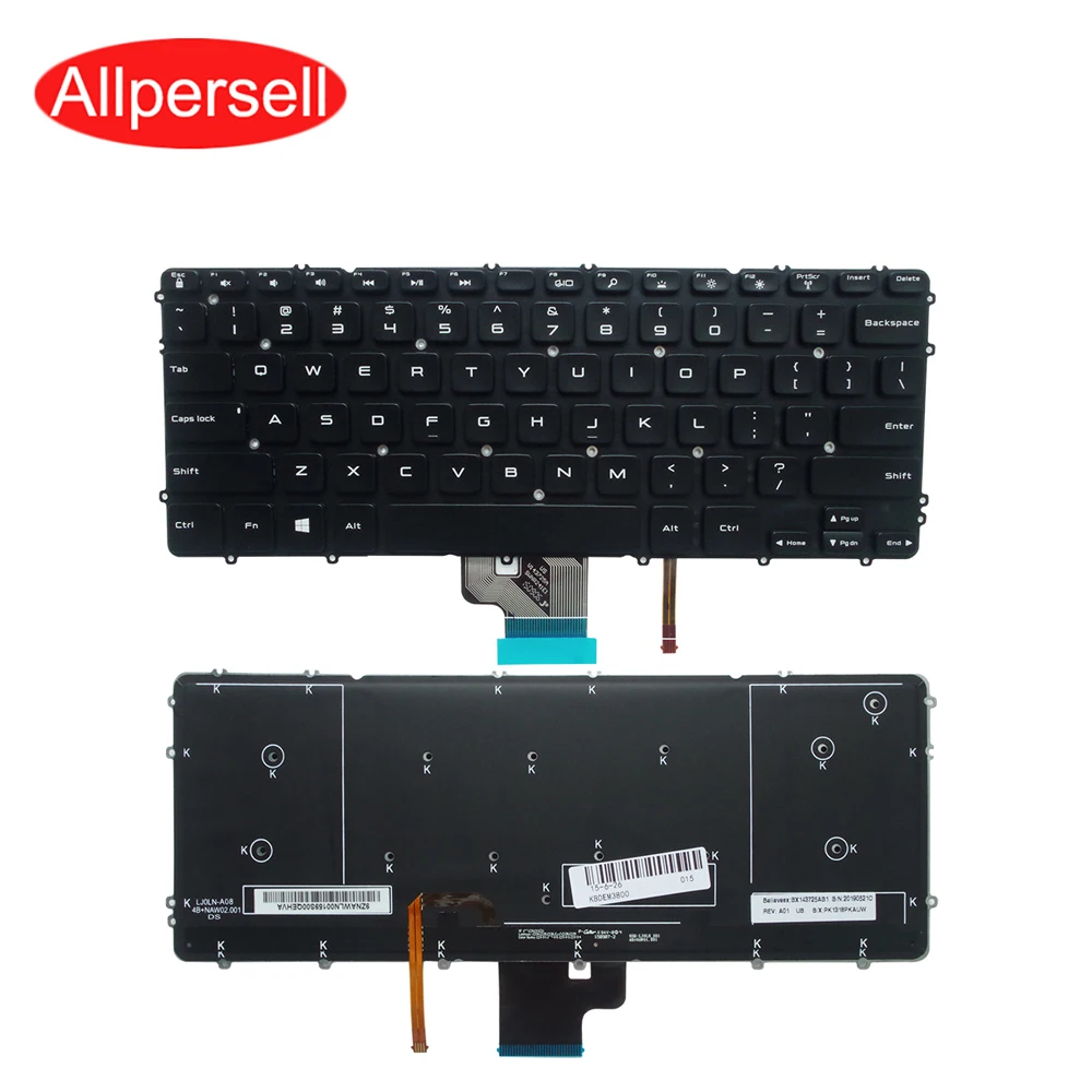 Built-in Teclado do Portátil para Dell Precisão 3800 M3800 Xps 15 9530 9530b P31f P31p