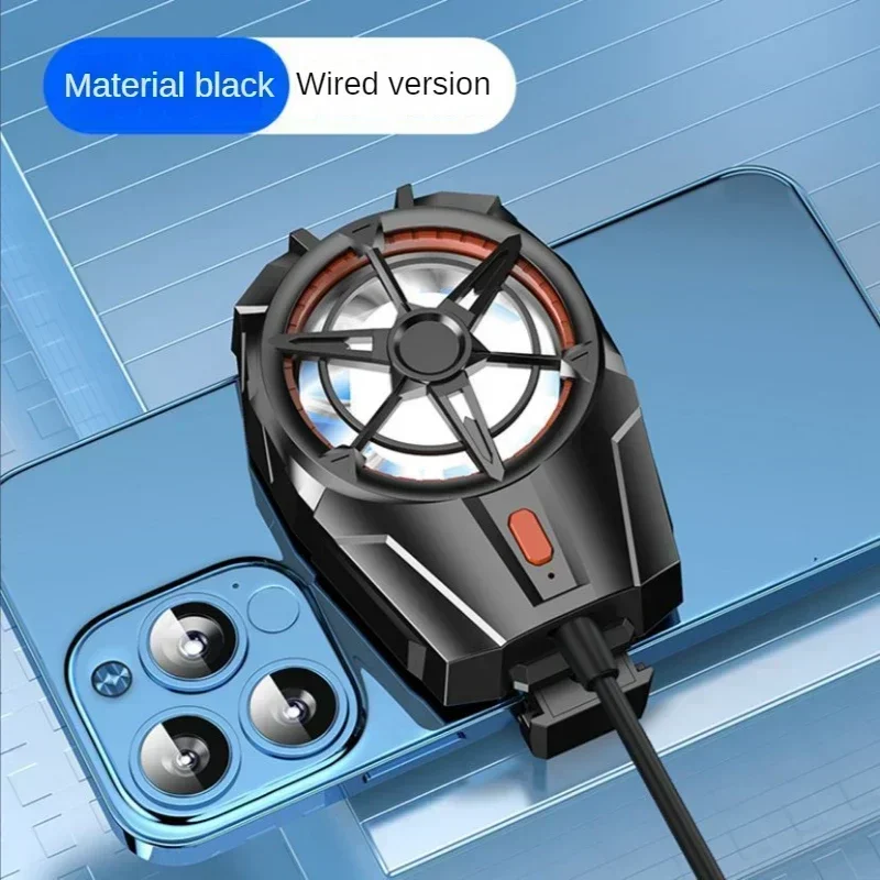 X52 Phone Cooling Fan Rechargeable Battery Silent Cooler Three Speed Adjustable Cell Phone Fans Gaming Radiator