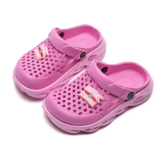 Ltolo Children Girl Boy Mules Clogs Kids Summer Crock candy Garden Beach Slippers Cave Hole Baby Shoes For Girls Boys 24-35