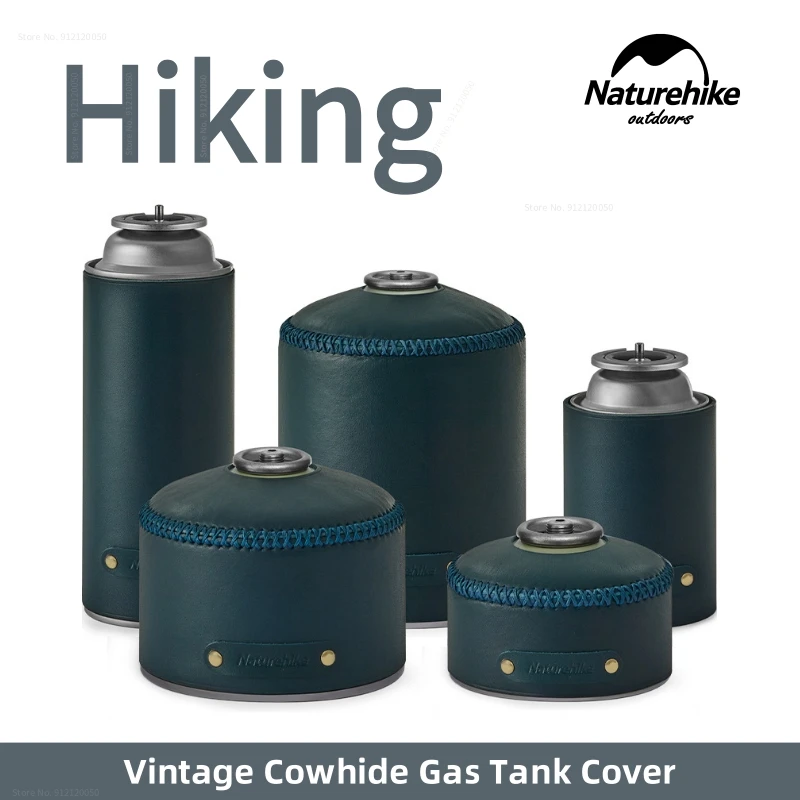

Naturehike Outdoor Gas Tank Cover Camping Vintage First Layer Cowhide Gas Tank Cover Picnic Camping Equipment
