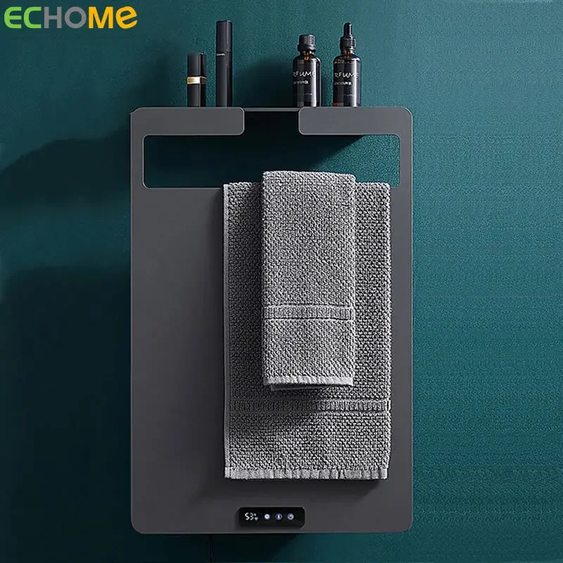 

Graphene Electric Towel Rack Intelligent Bathroom Towel Heating Sterilization Drying Rack Hotel Household Aluminum Towel Rack