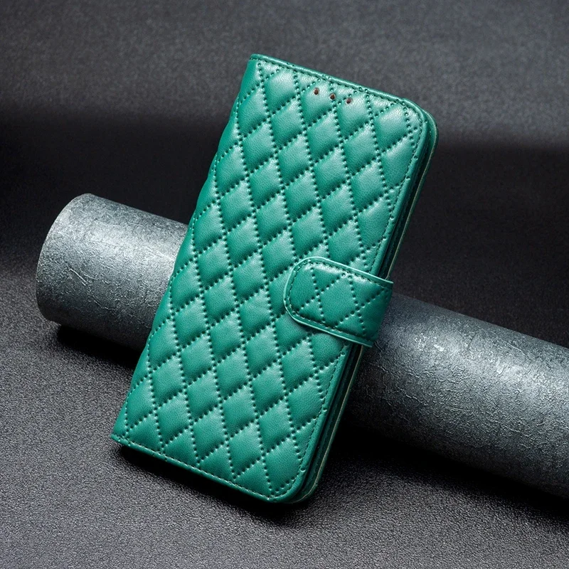 Elegant Magnetic Flip Leather Wallet Case with Fragrance Feature