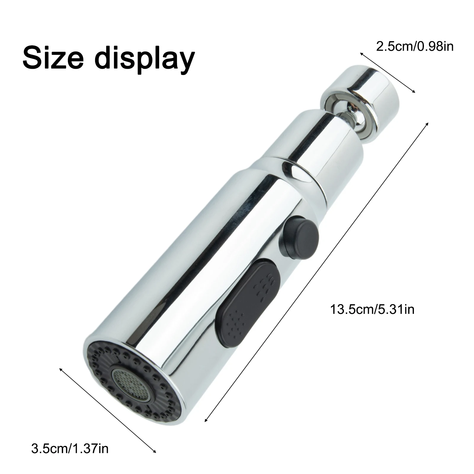 

Housewear Faucet Extender Bathroom Kitchen ABS Brass Electroplating Thickening Hot Sale Durable High Quality Material