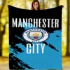 Blanket Oversized Manchester City Logo Plaid Blankets Sofa Decoration Luxury Throw Blankets and Throws Blanket for Sofas Cobija 3