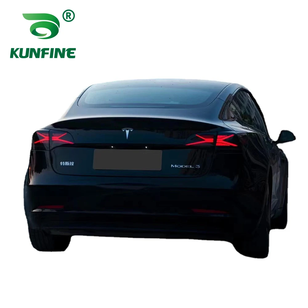 

Pair Of Car Tail Light Assembly For Tesla model 3 model Y 2017-2020 LED Brake Signal light Car led Tail light Tuning Parts