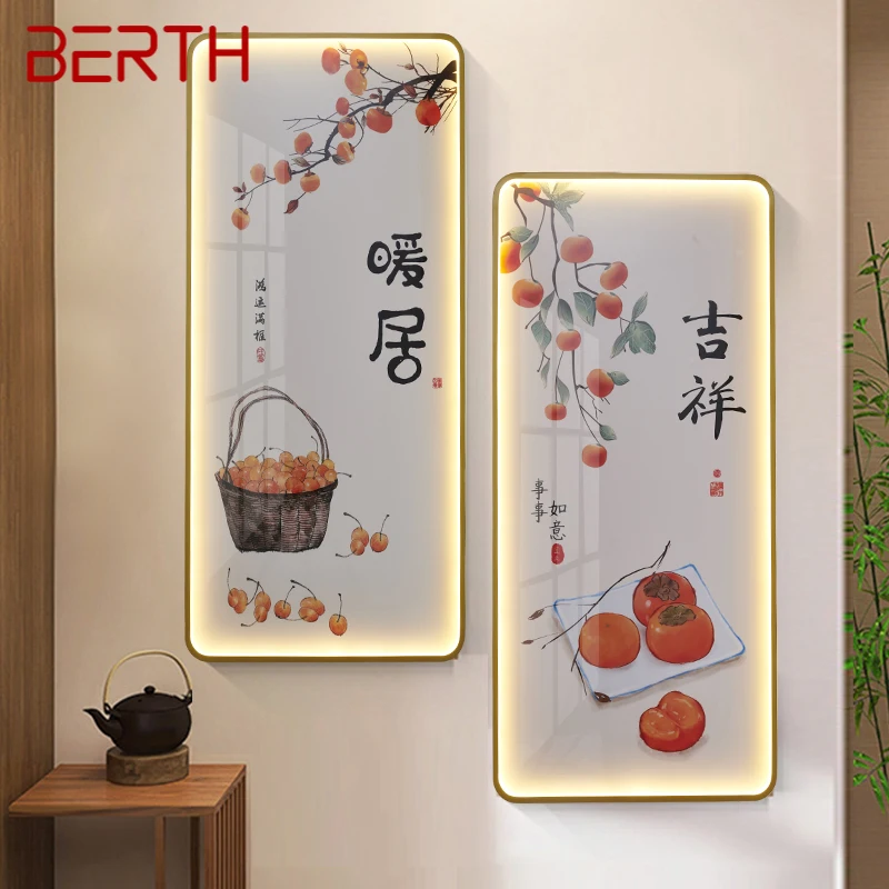 

BERTH Modern Picture Wall Light LED Chinese Creative Simple Mural Sconce Lamp For Home Living Room Study Corridor Decor