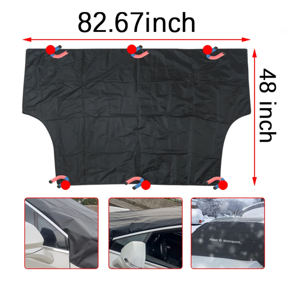 Parasol para parabrisas delantero de automóvil Fiat 500 2011-2019,  accesorios de automóvil (6 piezas de cristal de ventana)