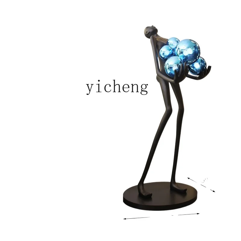 

YY Art Sculpture Ball Floor Lamp Creative Large Body Decoration