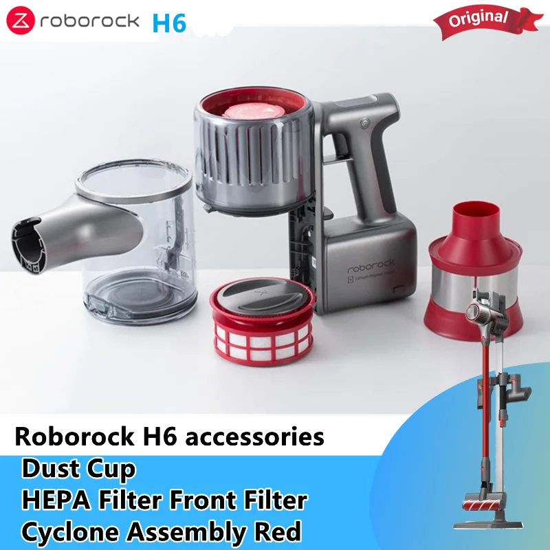 Original Roborock H6 Teil Pack Handheld Staubsauger zubehör Staub Tasse