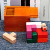 Logic Puzzles Adults and Kids Brain Challenges IQ Test Wooden Soma Cube with Cards Fun Educational Rompecabezas De Ingenio 1