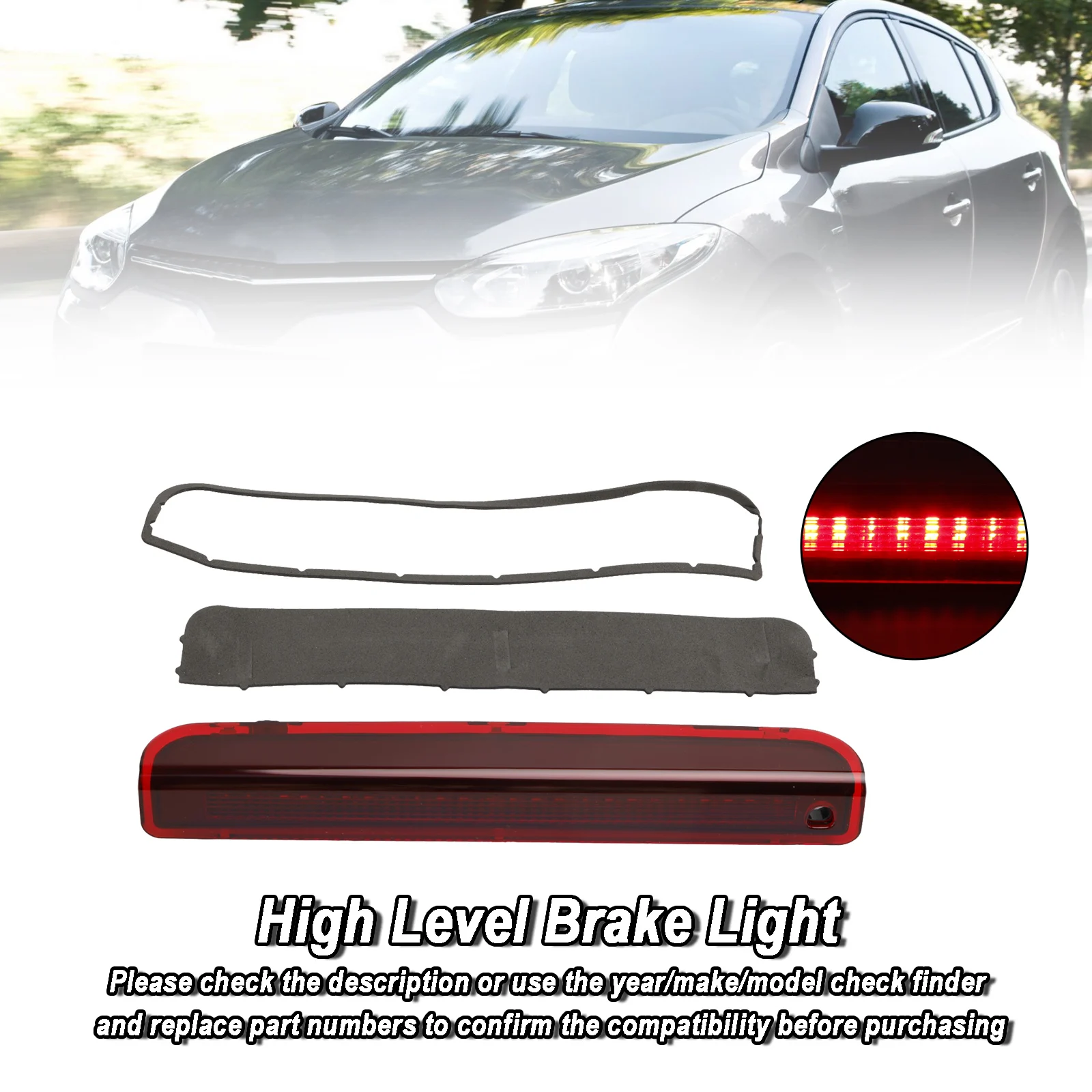 

Задний тормоз Areyourshop для хэтчбека Renault Megane III, высокий уровень