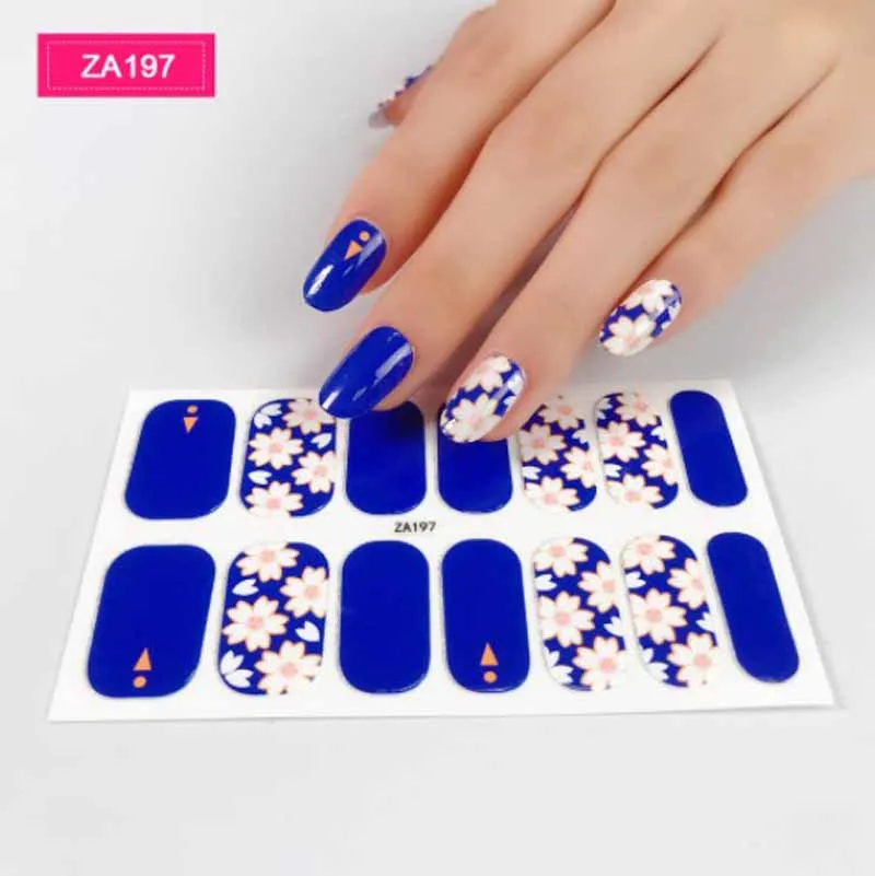 Nail Manicure Creative Stickers Detachable Fake Nail Art Decoration Water Sticker Tips Accessories Wearable Nail Wraps Drop Ship