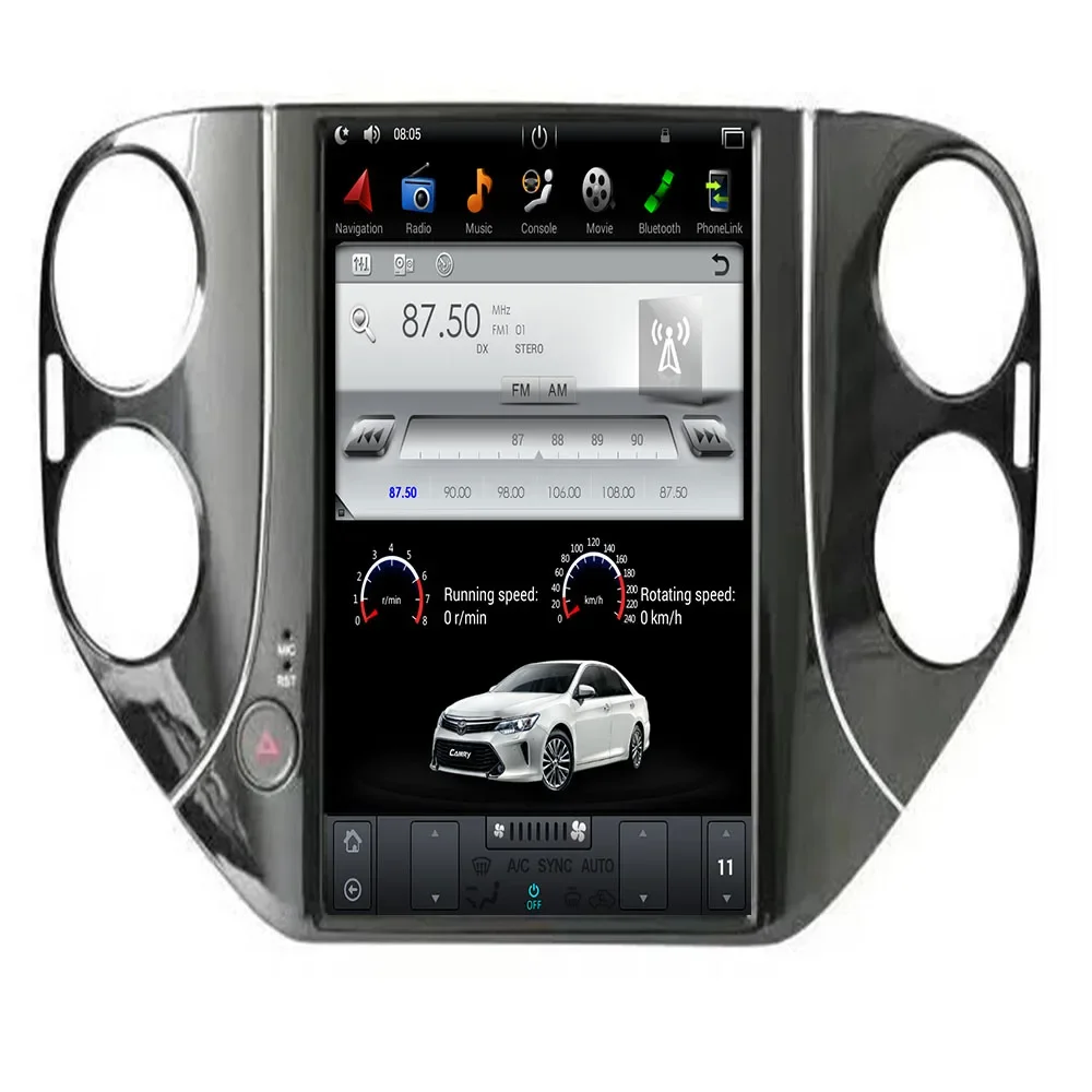 

12.3" PX6 For Volkswagen Tiguan 2007-2050 Tesla style Android Car GPS Navigation Multimedia Player Car Radio Player Head Unit