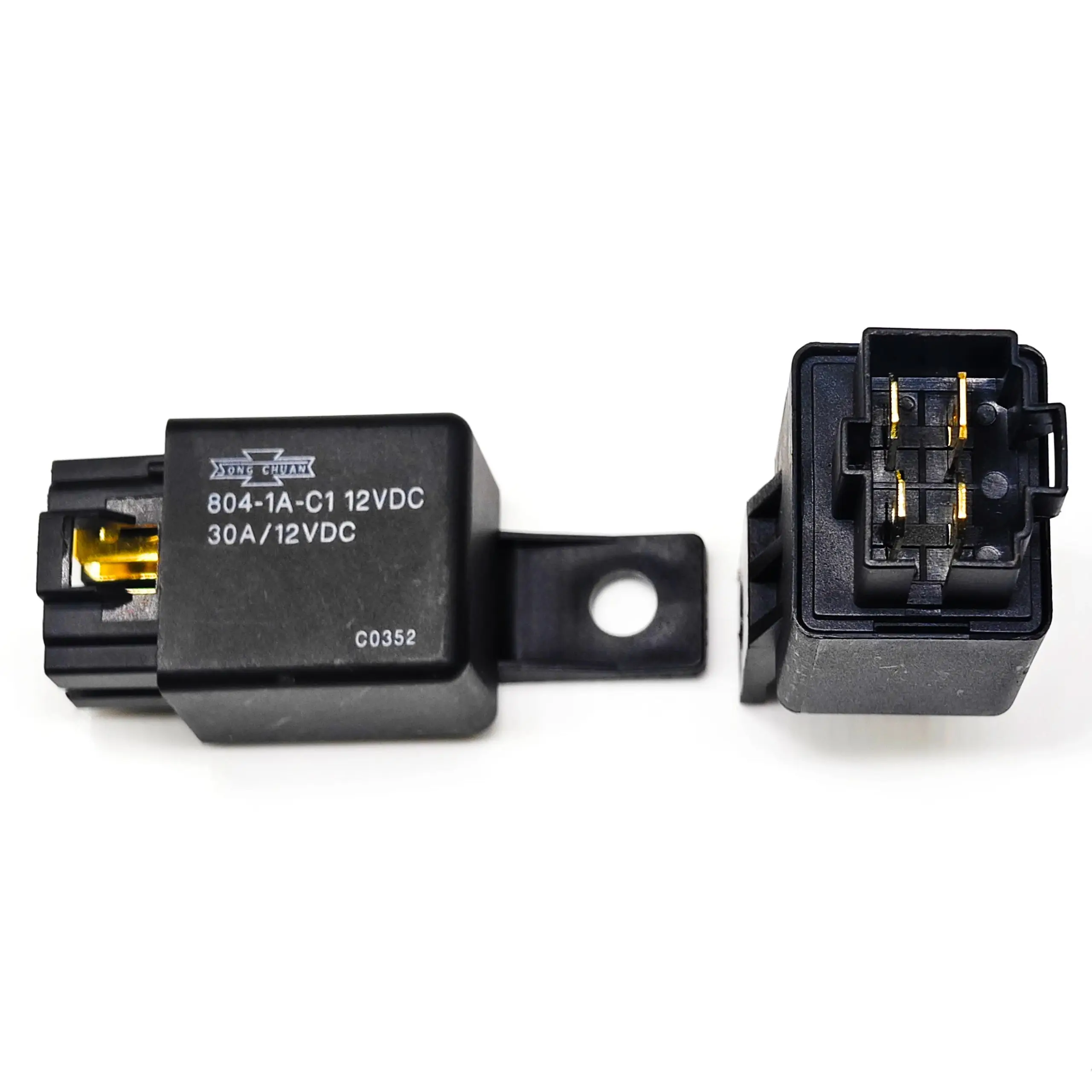Relè Relay Auto Camper Universale 4 Contatti 12v 30A 40A SLD-12VDC-1A