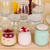 Yogurt Pudding Glass Jar Mini Mousse Drinking Bottle with Lid High Temperature Resistant Homemade Juicing Milk Storage Container 1