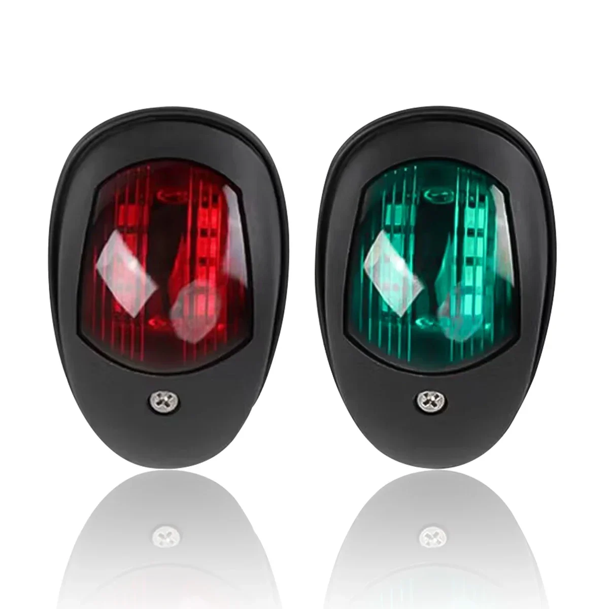 ตัวเลือกสินค้า ไฟ LED เรือ 2 ดวง 12-24V กันน้ำ สีแดง-เขียว นำทางเรือ