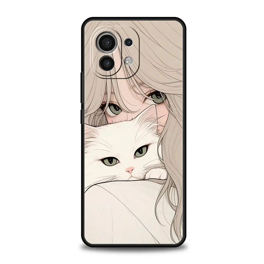 Cartoon Couple Soft TPU Phone Case - Fun & Stylish Design