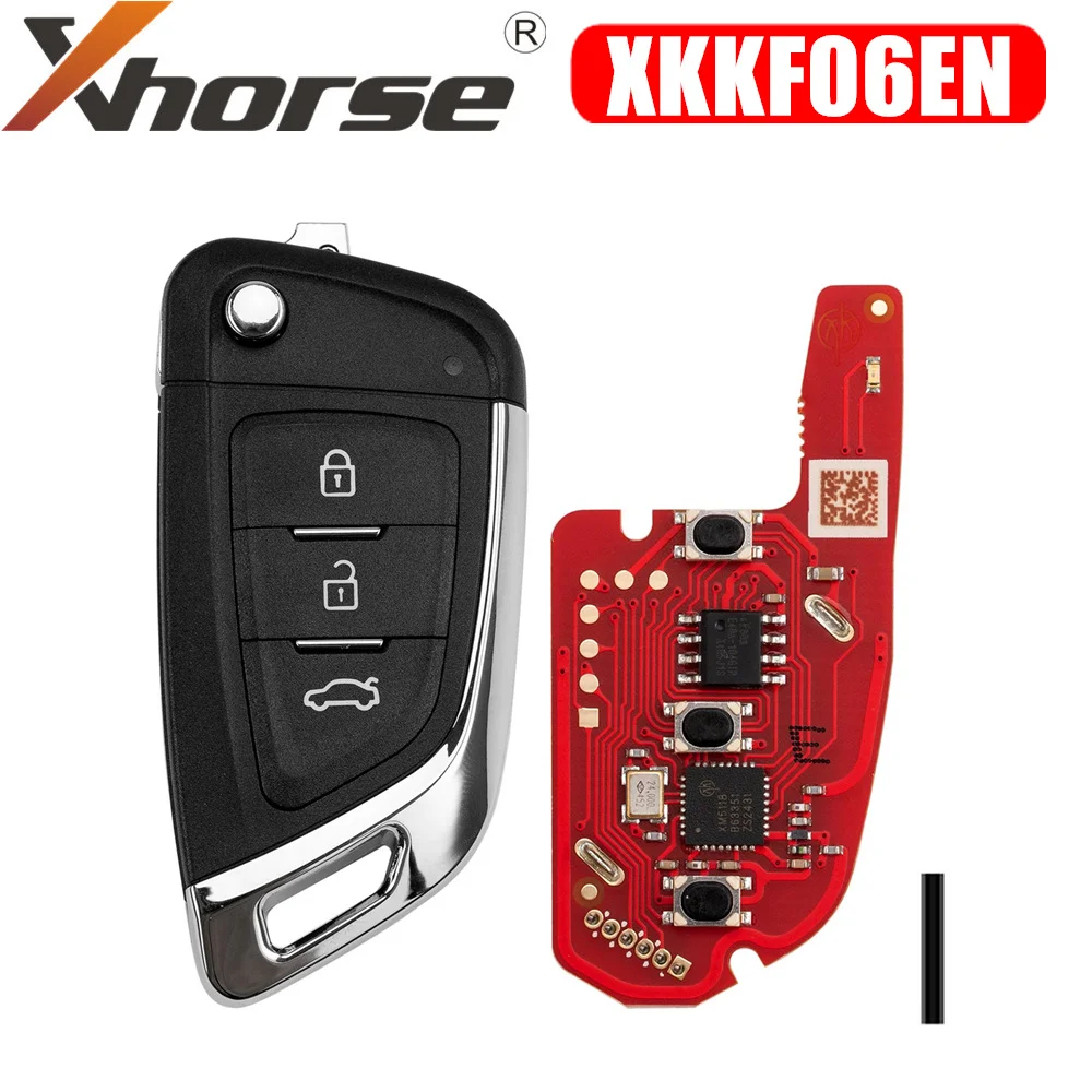 Xhorse XKKF06EN 2nd Generation Wire Remote Key Knife Style Support Wireless Programming