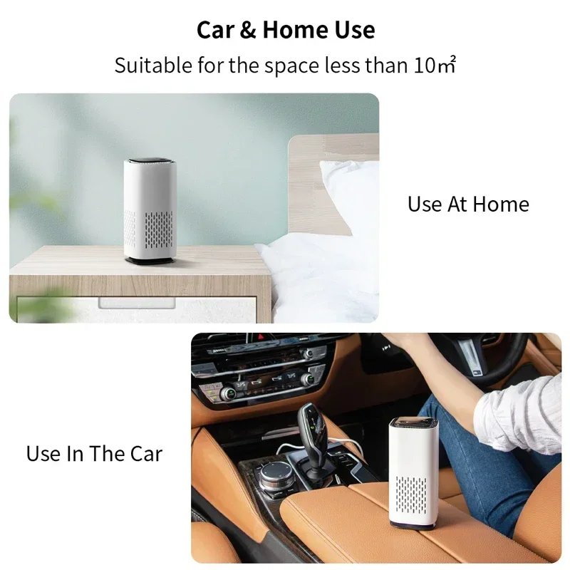 Mijia Air Purifier Cleaner Negative Ion USB Direct Plug Cleaner Purifier Remove Formaldehyde Household Car Accessories