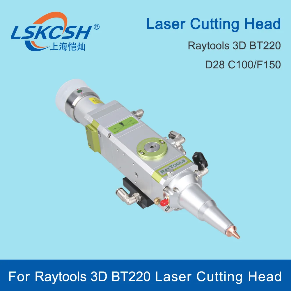

LSKCSH Raytools Fiber Laser Cutting Head 3D BT220 4000W Power Focal Length 150mm Brand New Model Whole Head