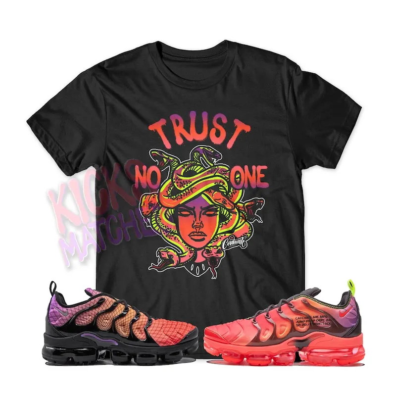 Maglietta Black Trust Da Abbinare N Vapormax Plus Bright Laser Crimson Flight Pack Di Kicks Abbinati A Maniche Lunghe O Corte