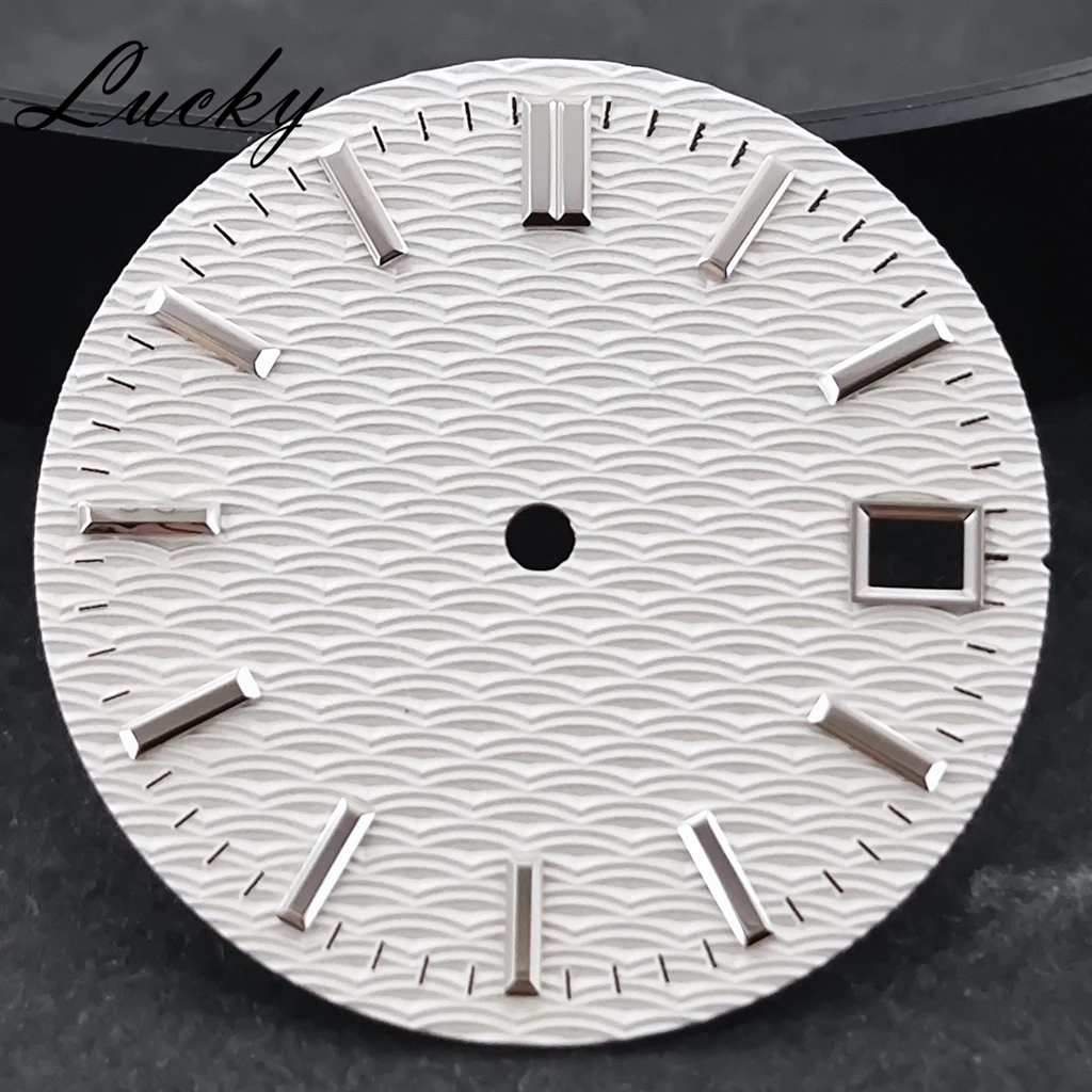 Wave Textured Watch Faces in Multicolor Options, 28.5mm