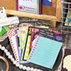 60 Sheets Ins Creative Stitching Color Pattern Memo Pad Student Diary DIY Notepad Planner Message Paper Korean School Stationery 2